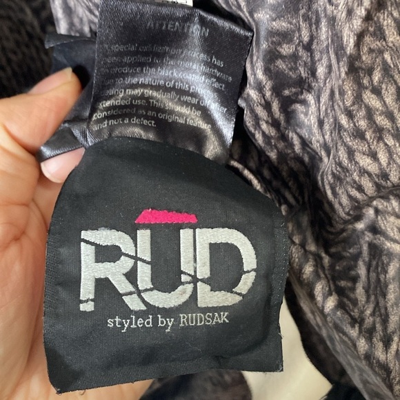 Rudsak MYA WOMEN'S DOWN FEATHER PUFFER JACKET WITH REMOVABLE FUR MEDIUM - Picture 14 of 16